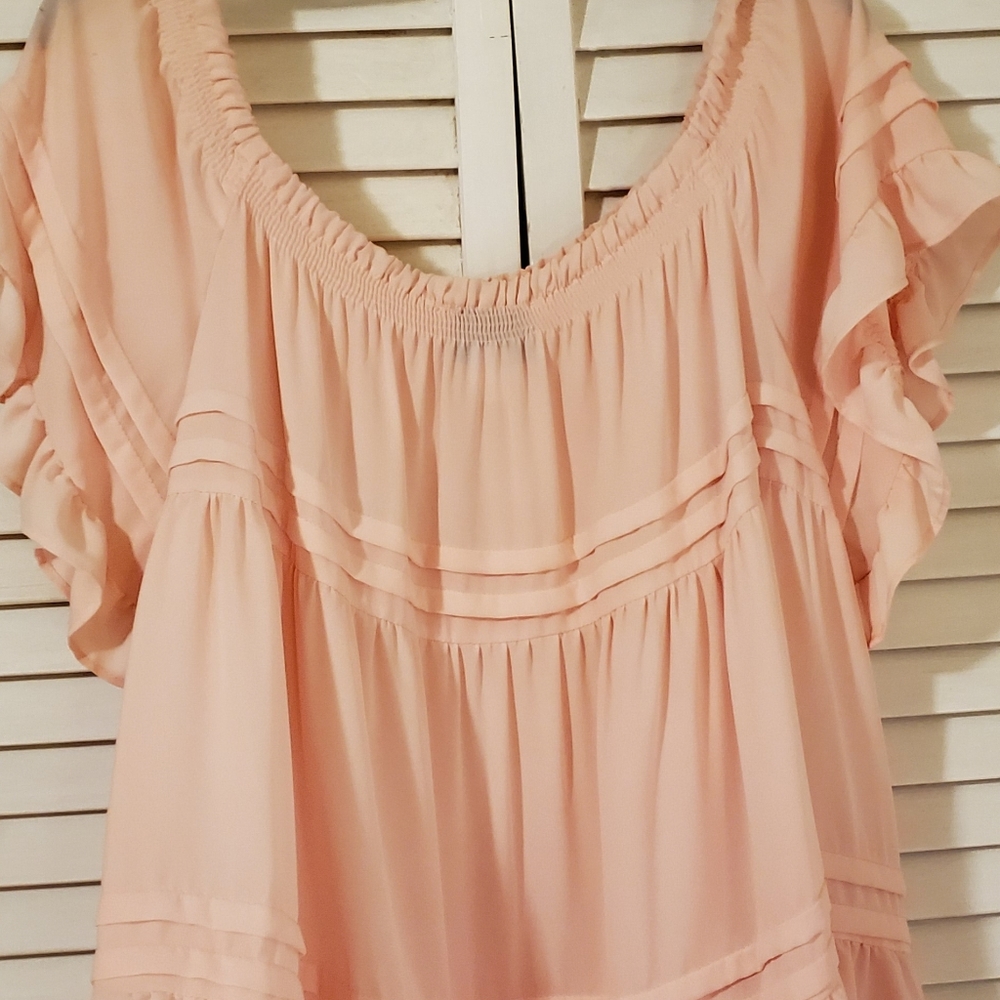 Joseph Ribkoff Light Pink Top Size Large - Picture 8 of 9
